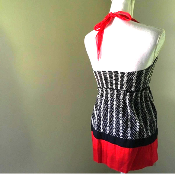 Anthropologie TOCCA Embroidered Keyhole Halter Top 2 - Picture 6 of 8